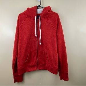 American Eagle zip up sweatshirt w/ fleece lined hood size XL UNISEX